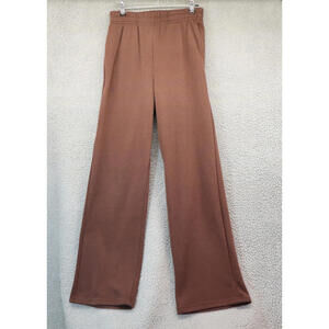Sweatpants Women Small Brown Wide Leg Better Together